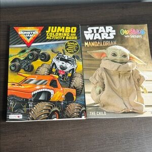 Star Wars The Mandalorian 'The Child' Coloring & Sticker Book - Green